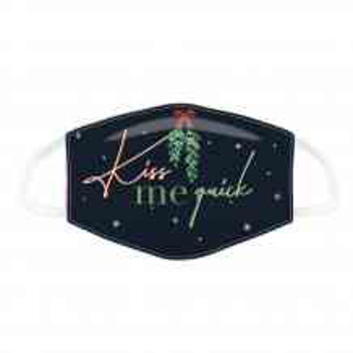 Picture of REUSABLE MASK LARGE XMAS KISS ME